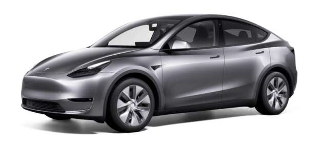 Tesla Model Y LR RWD introduced with 600 km range
